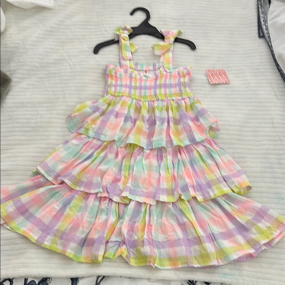 Colorful Tiered Dress